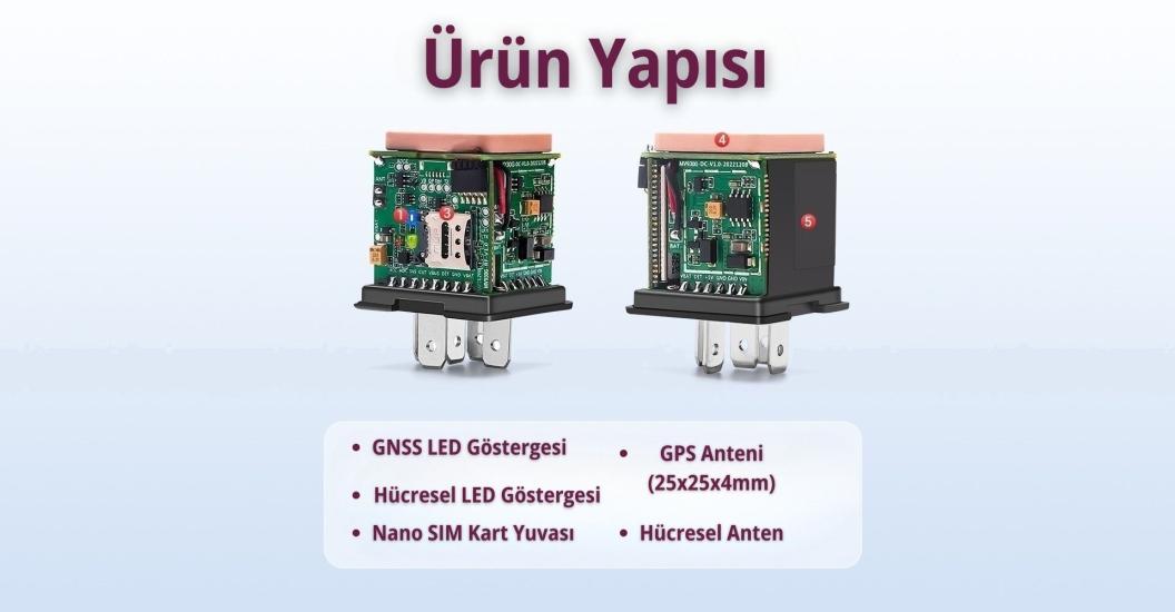 MV930/G Dahili Blokajlı GPS Uydu Takip Cihazı